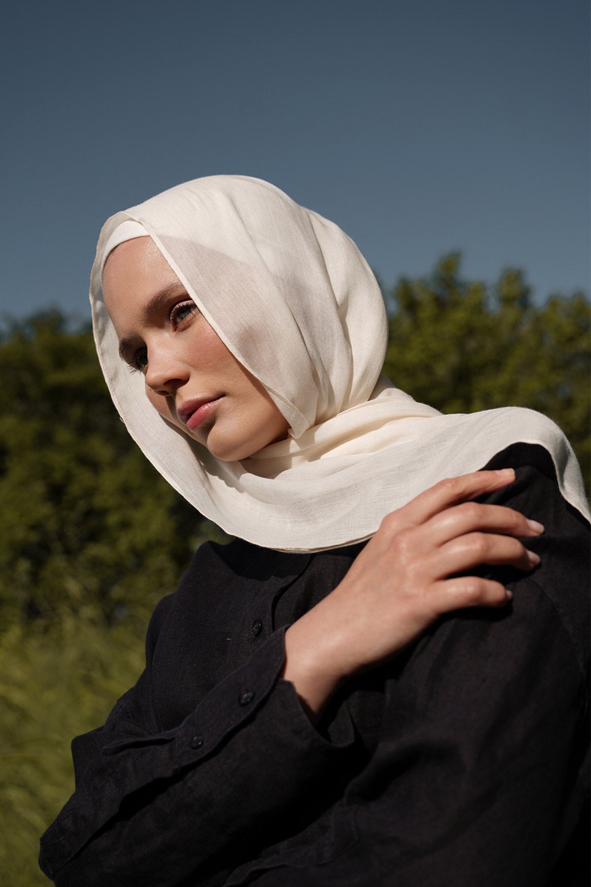 Modal Hijab - Ivory