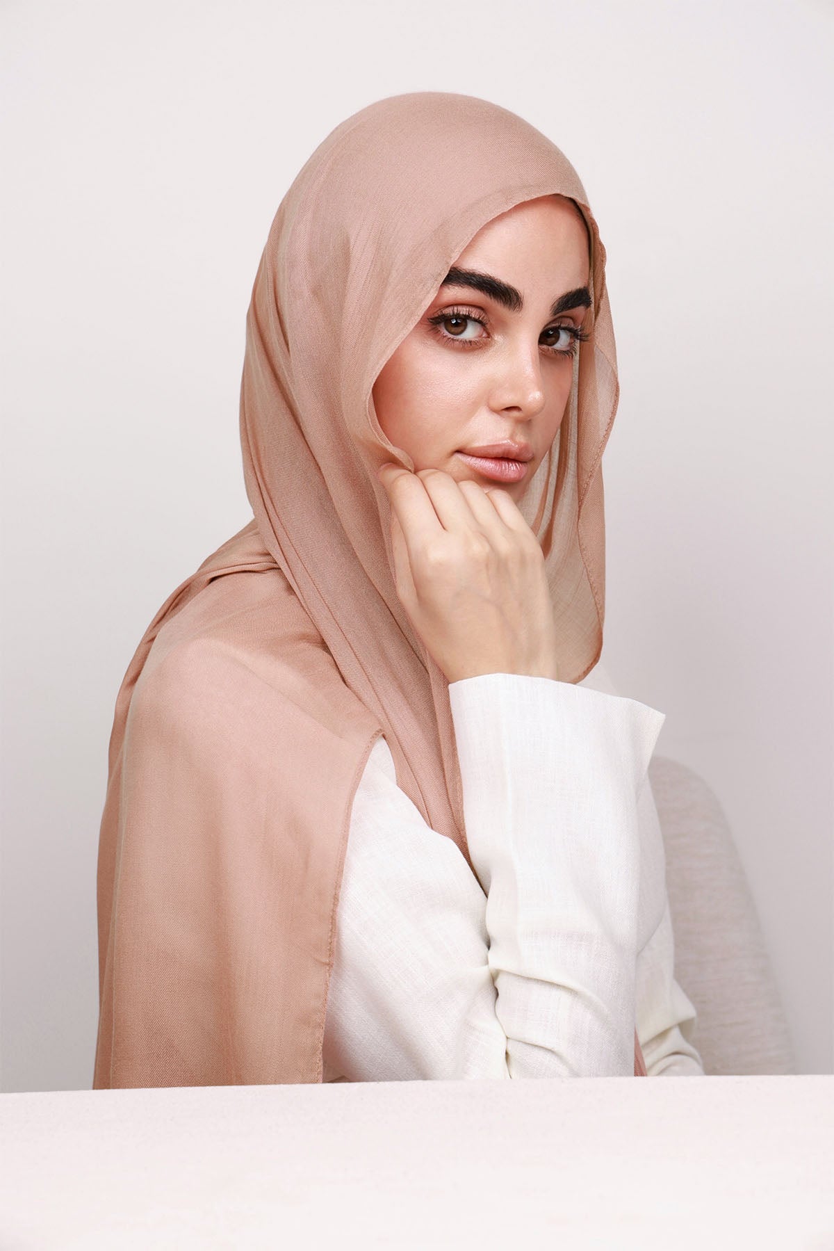 Modal Hijab - Blush