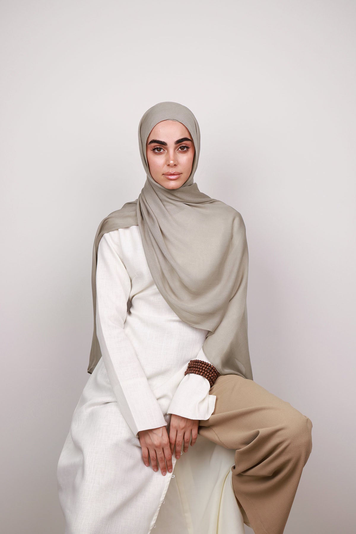 Modal Hijab - Taupe
