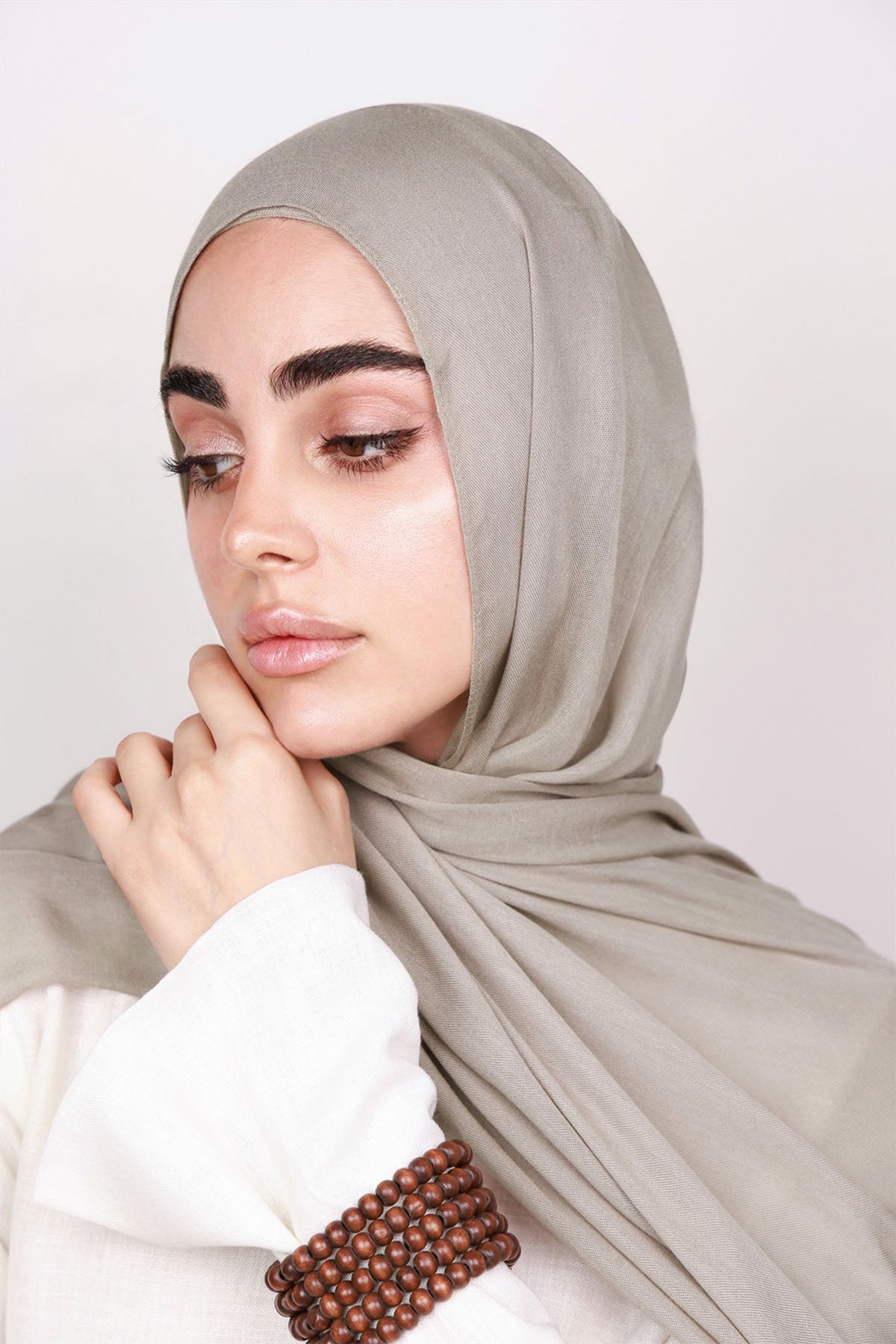 Modal Hijab - Taupe