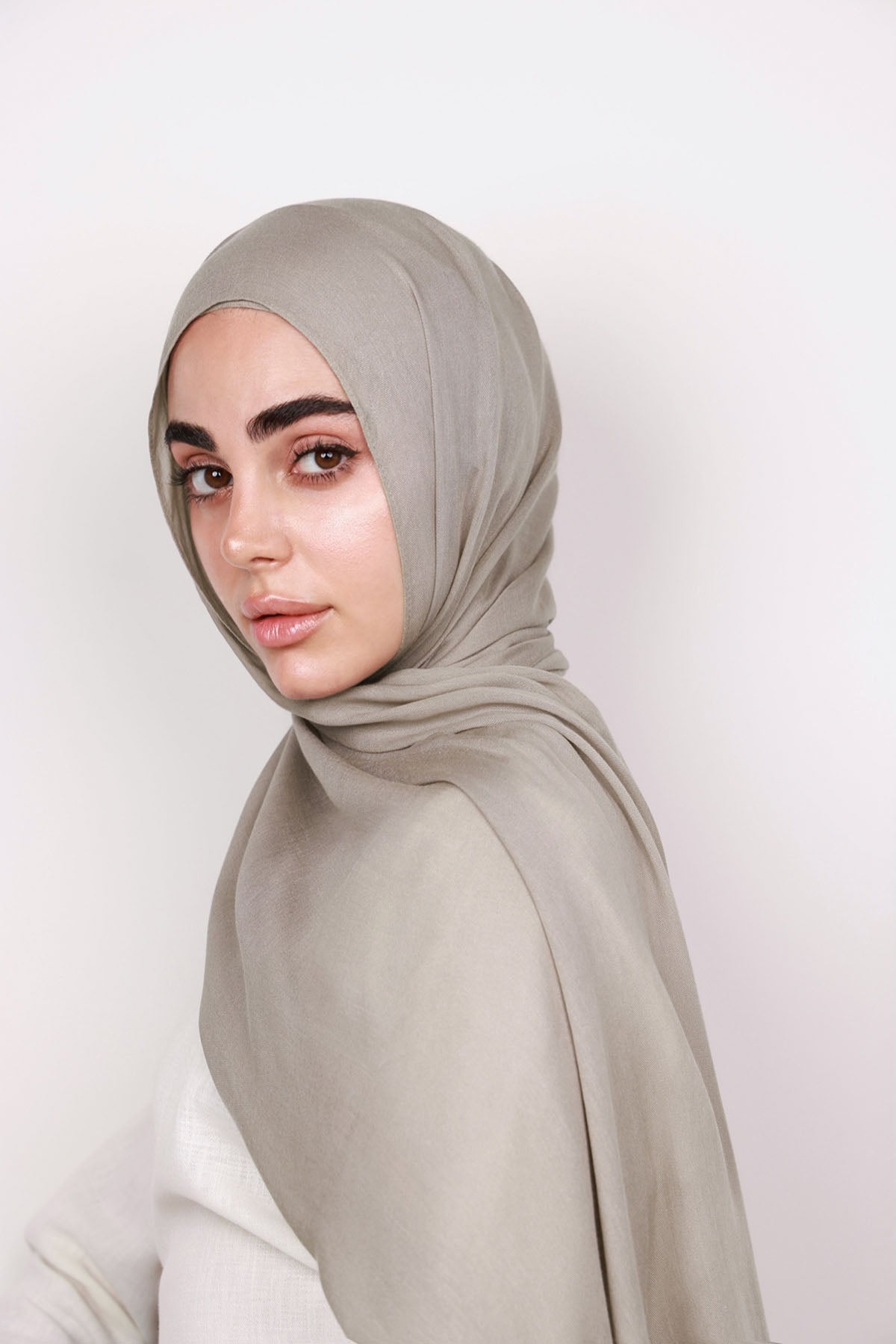 Modal Hijab - Taupe