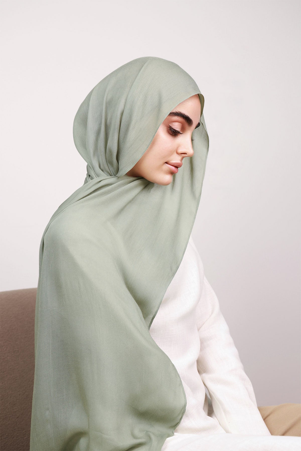 Modal Hijab - Sage