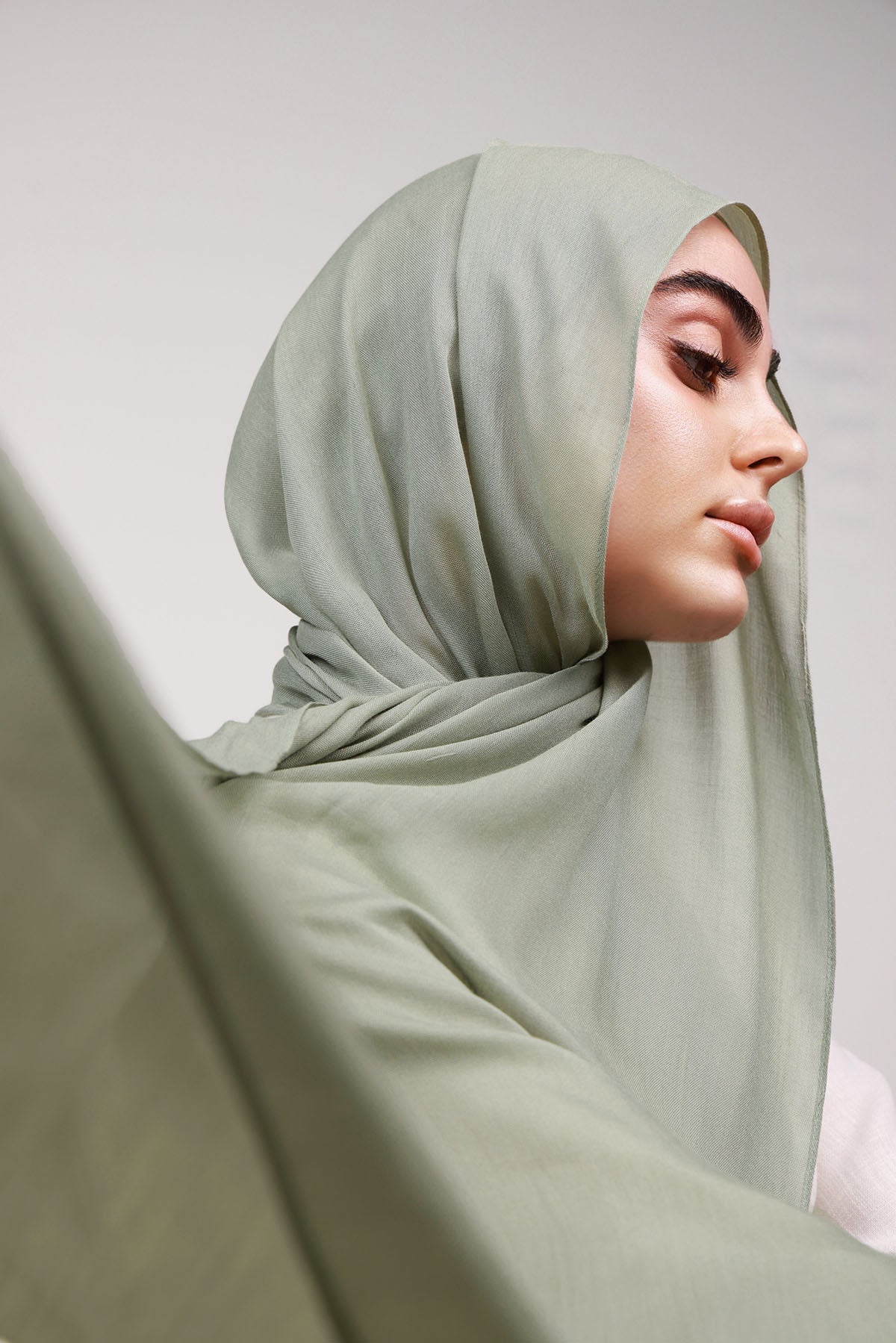 Modal Hijab - Sage