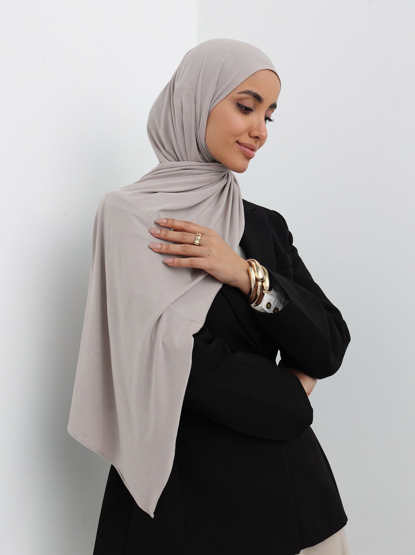 حجاب جرسيه - Soft Amber