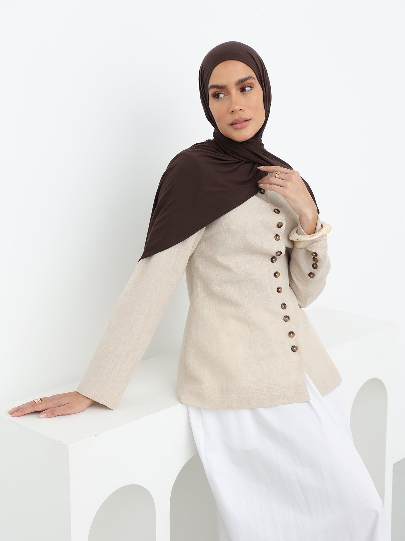 حجاب جرسيه ـ Chocolate