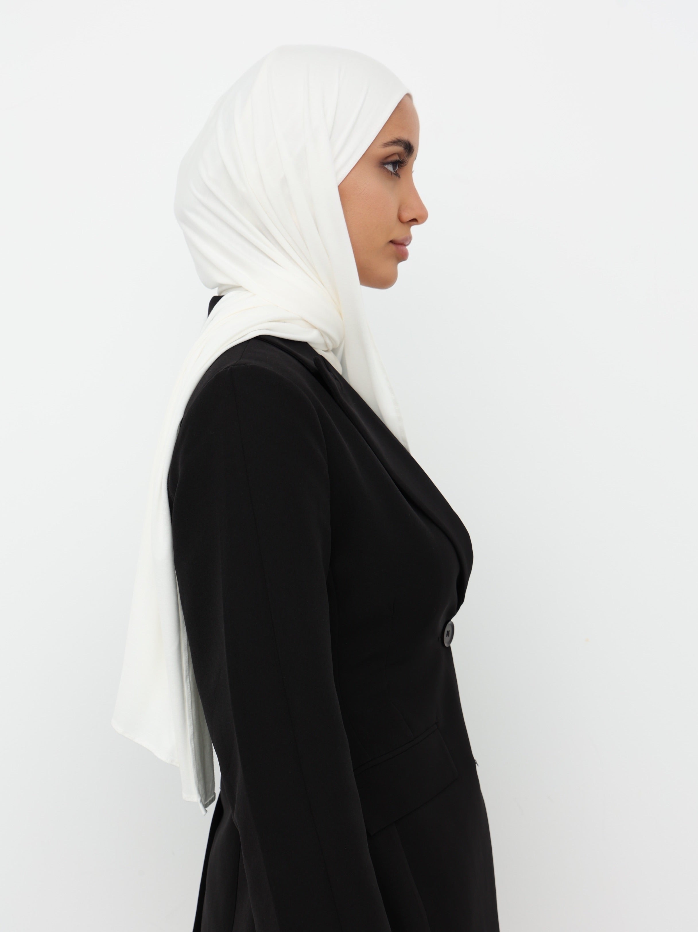 Jersey Hijab - Off-White