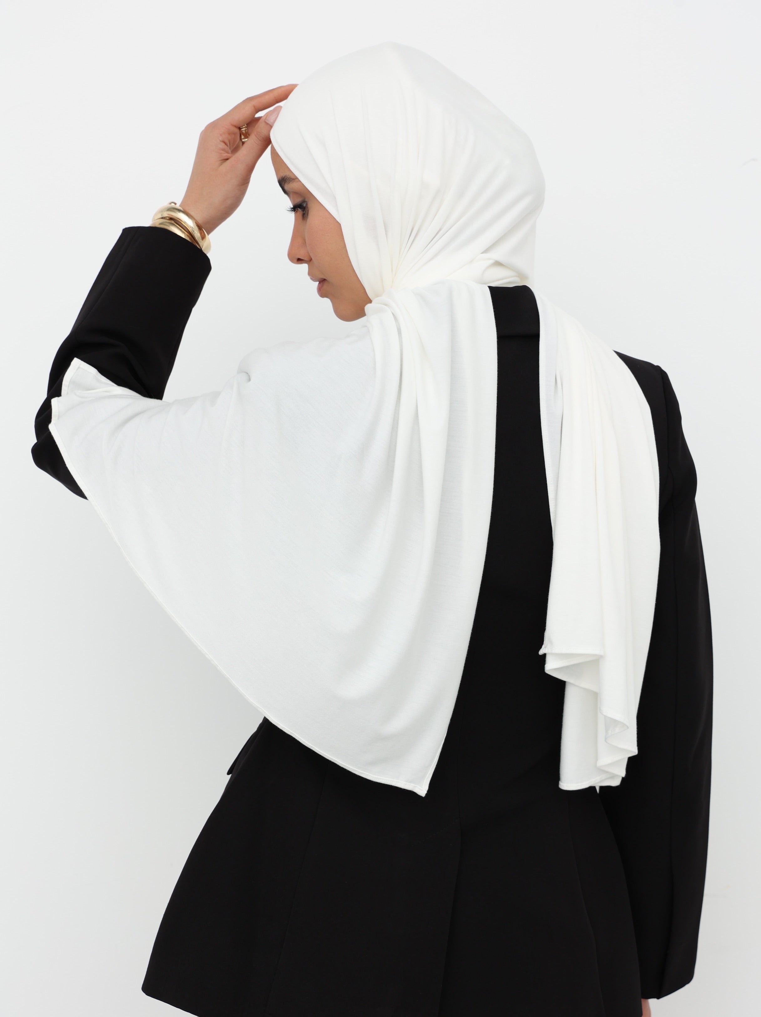 Jersey Hijab - Off-White