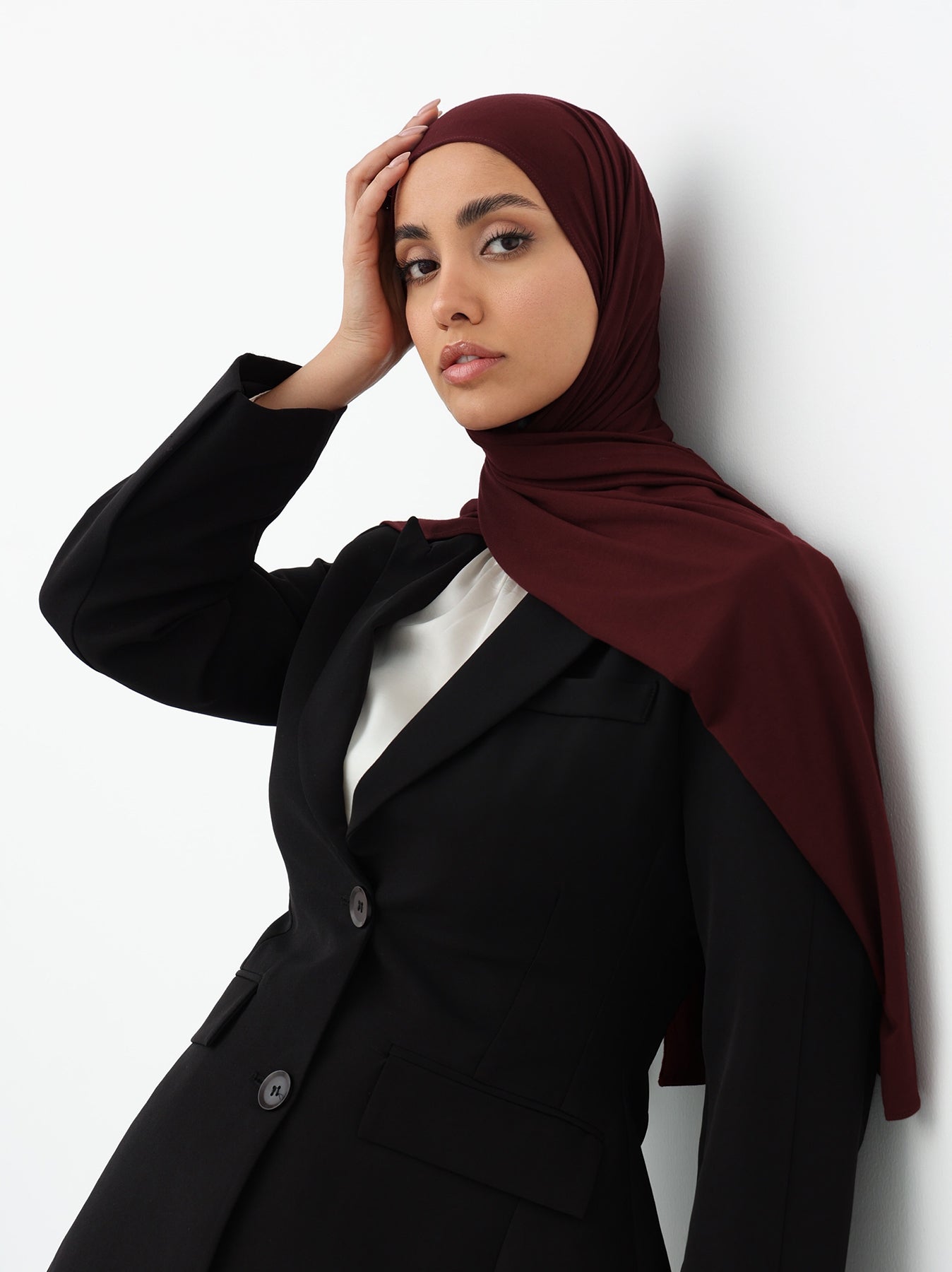 حجاب جرسيه - Berry