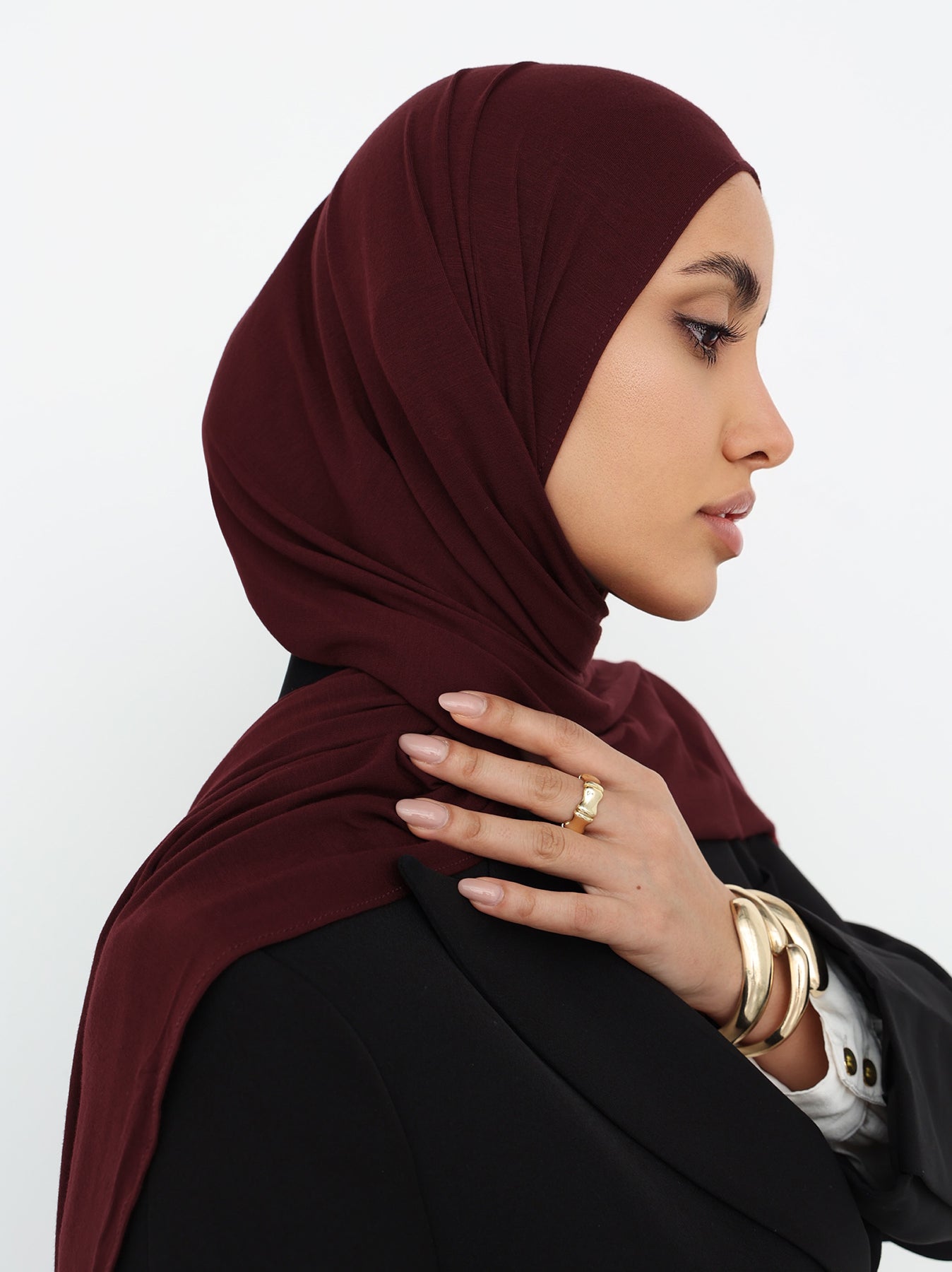 حجاب جرسيه - Berry