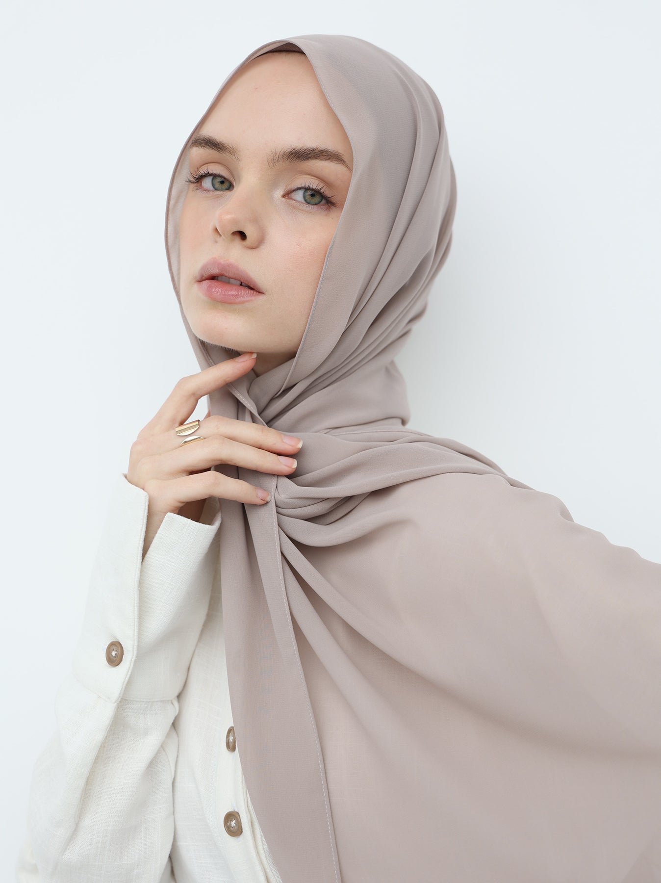 حجاب شيفون - Soft Amber