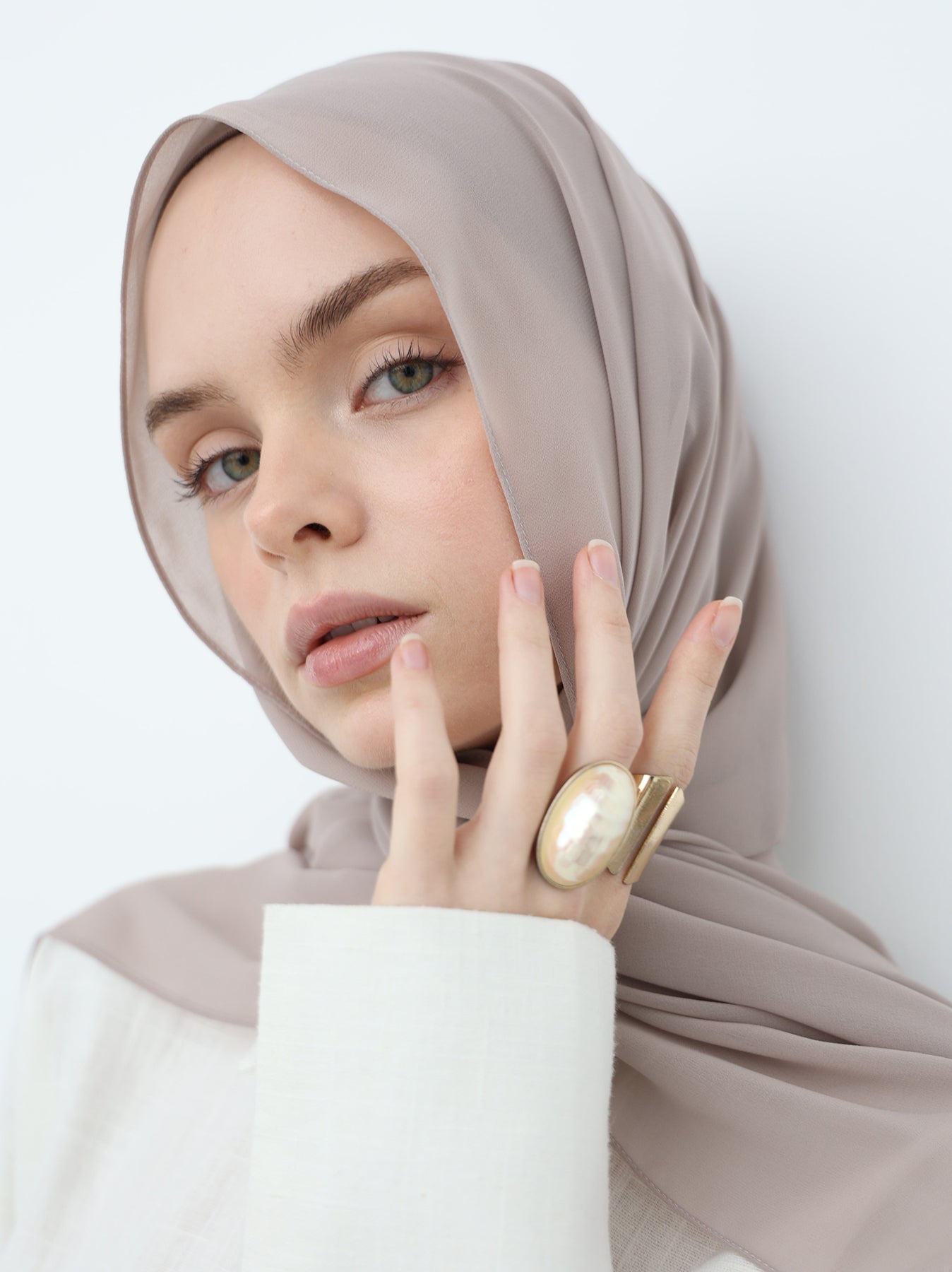 Chiffon Hijab - Soft Amber