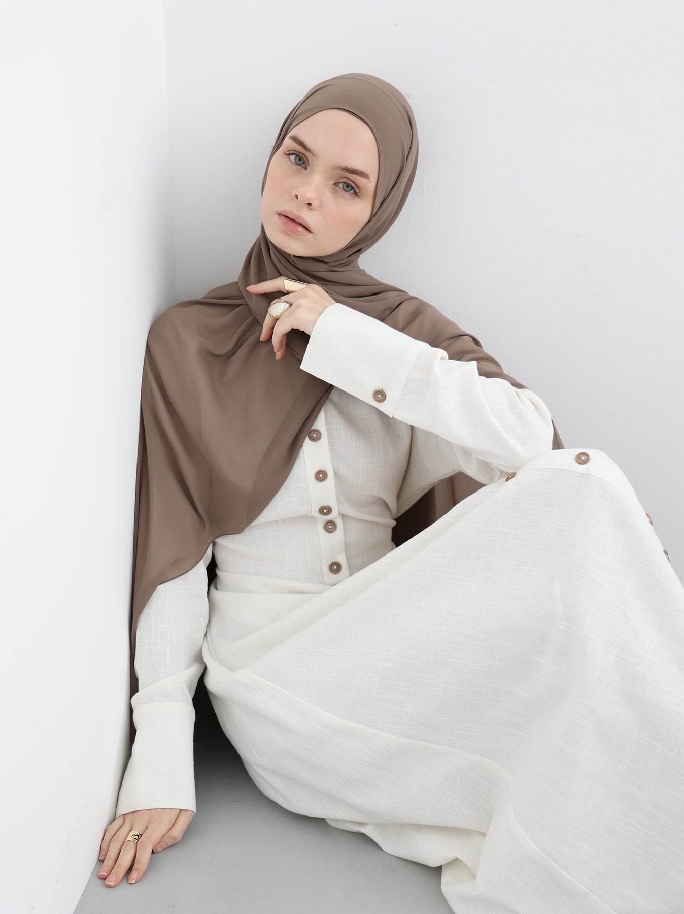حجاب شيفون - Wood