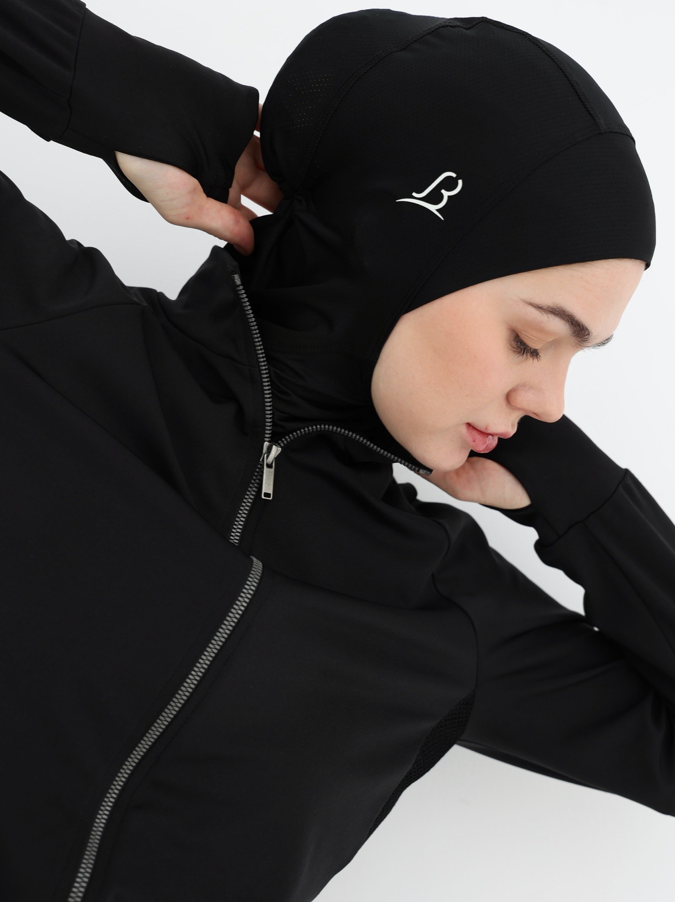 Sport Hijab-Black color