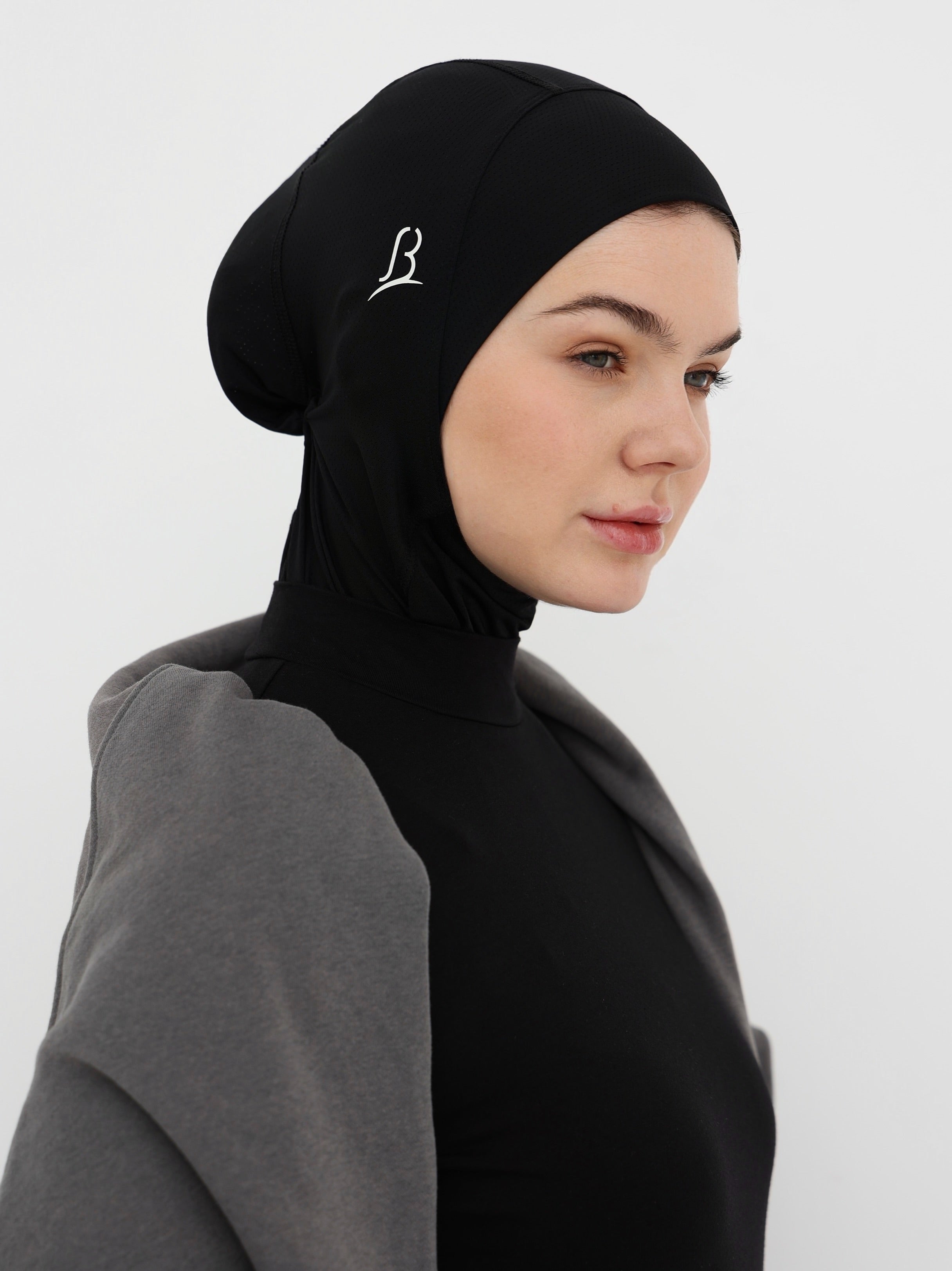 Sport Hijab-Black color