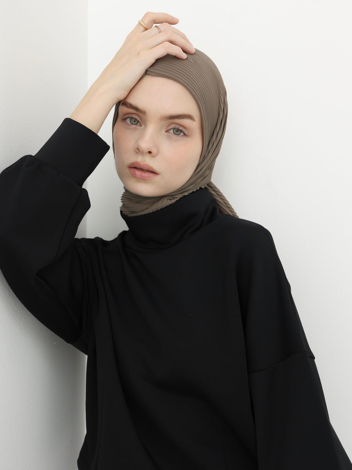 Pleated Chiffon - Wood