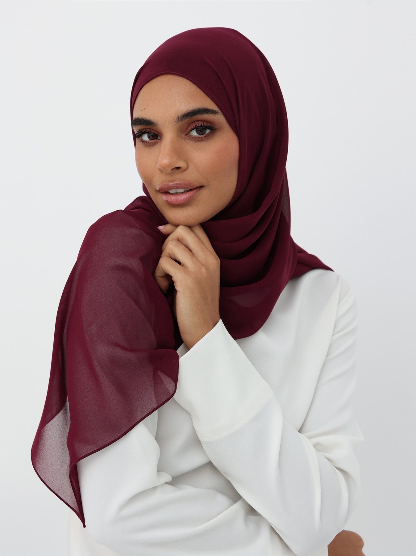 Mini Chiffon - Maroon