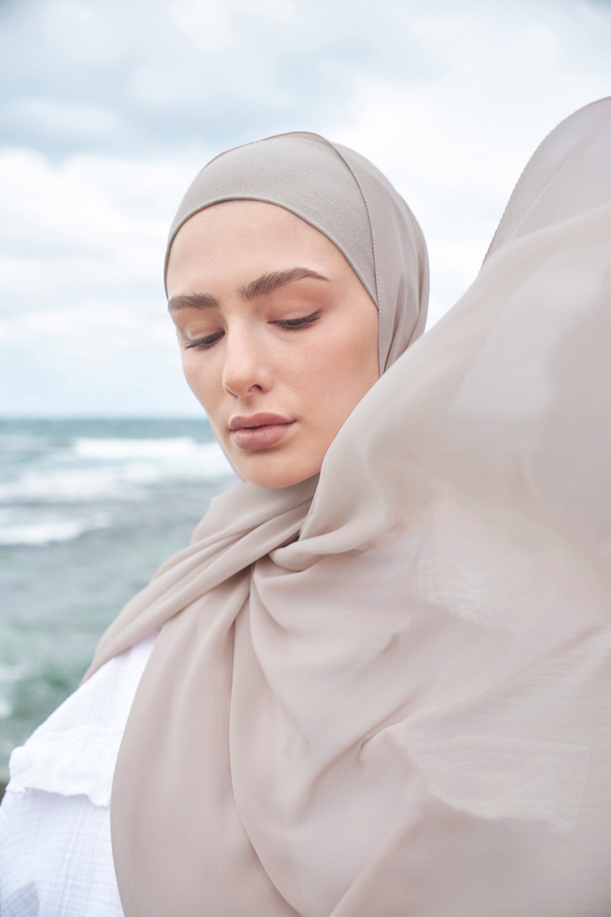 Chiffon Hijab - Soft Amber
