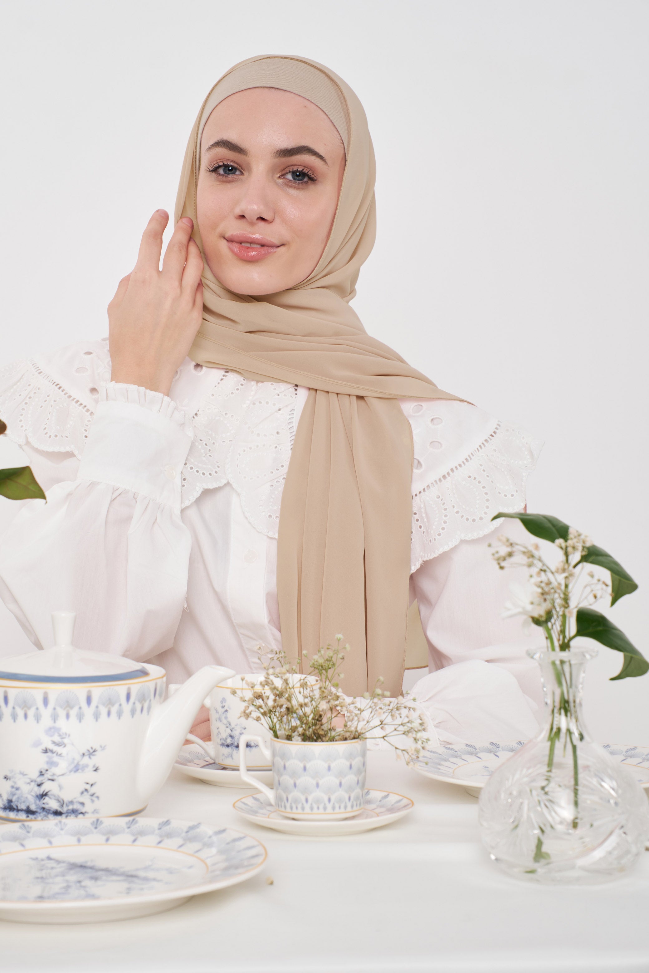 Chiffon Hijab - Rodeo Dust
