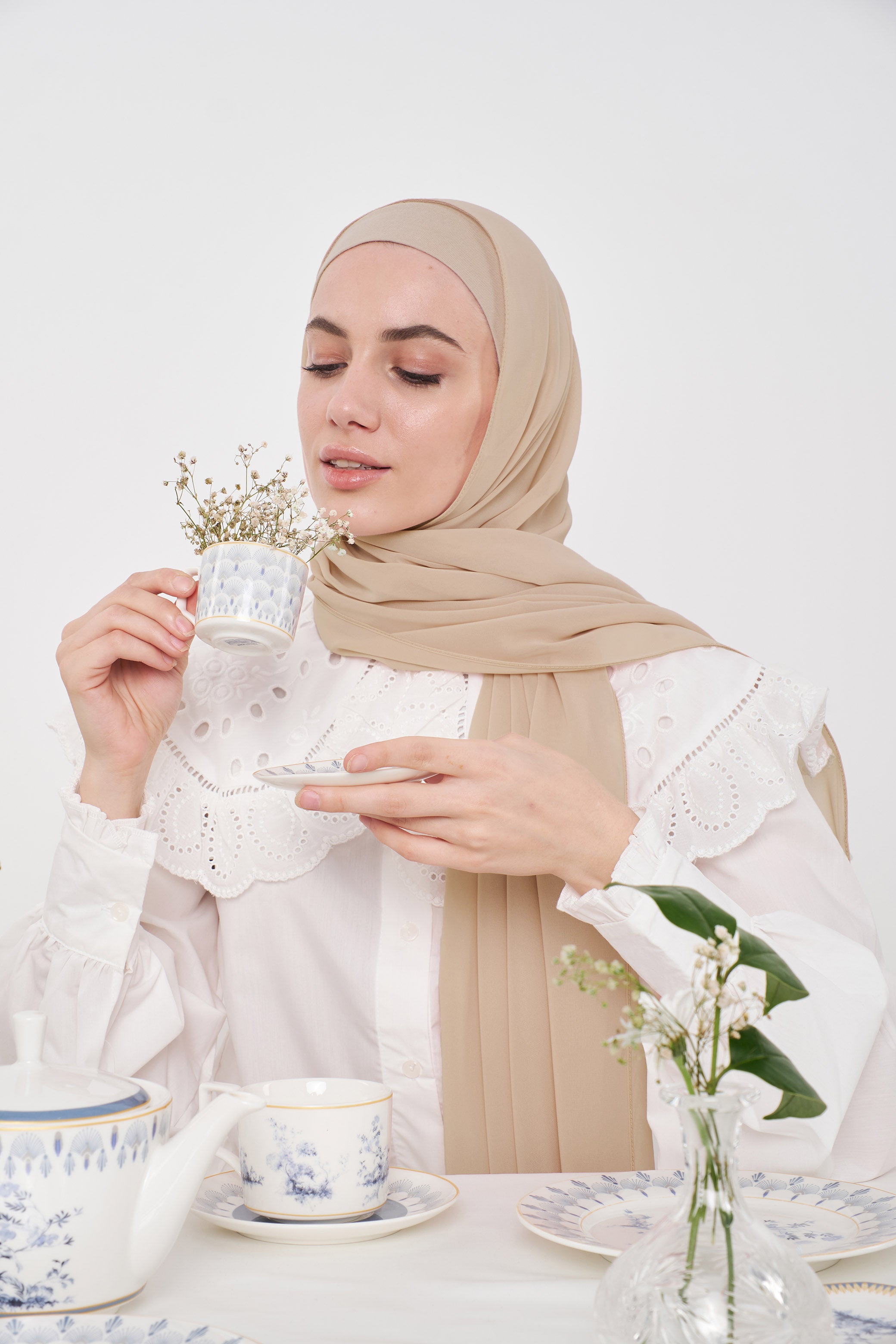 Chiffon Hijab - Rodeo Dust