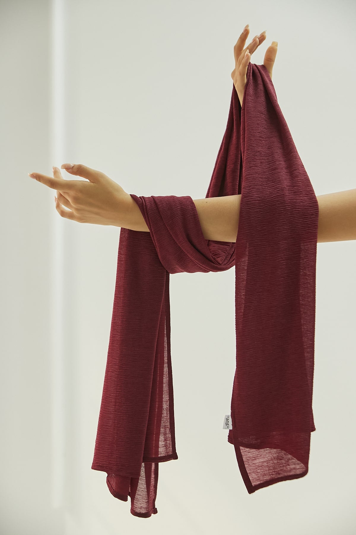Cashmere Hijab in Persian Plum Color