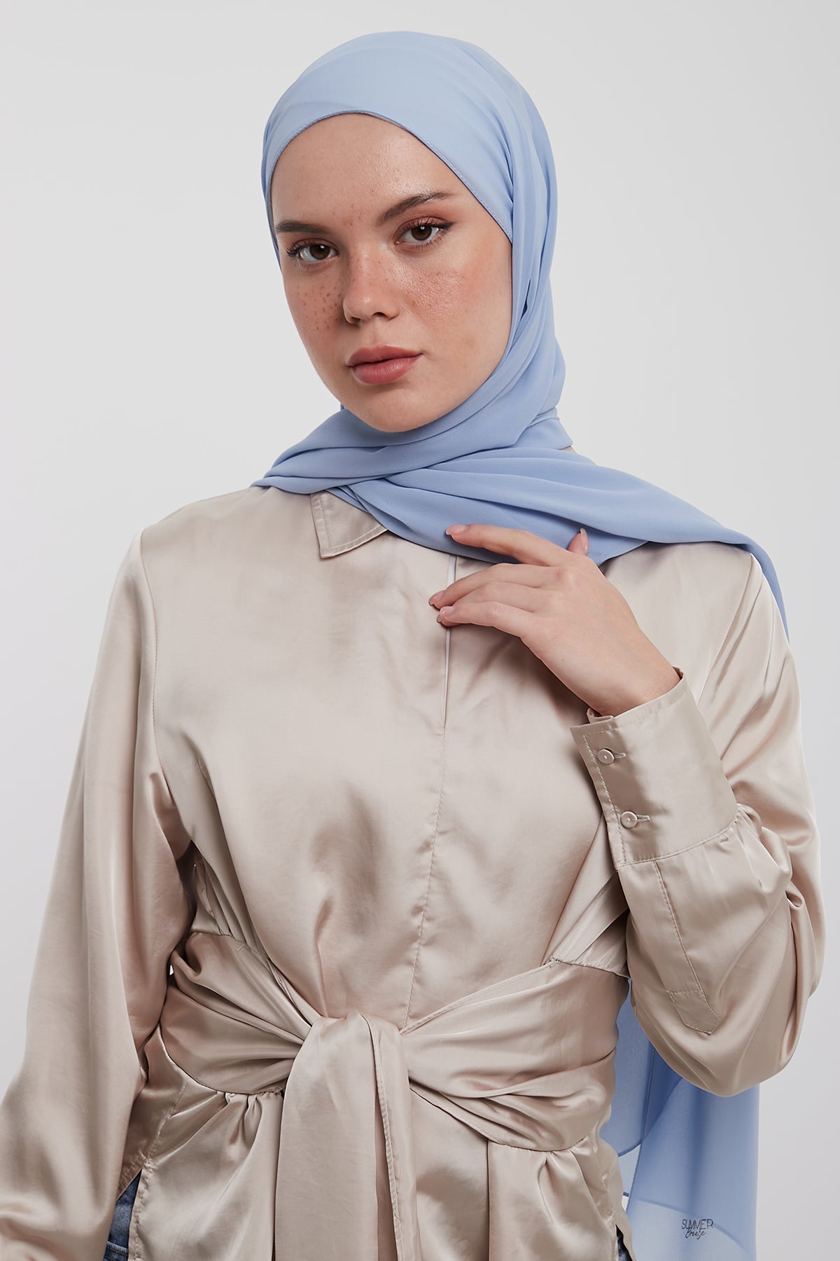 حجاب شيفون - Rock Blue