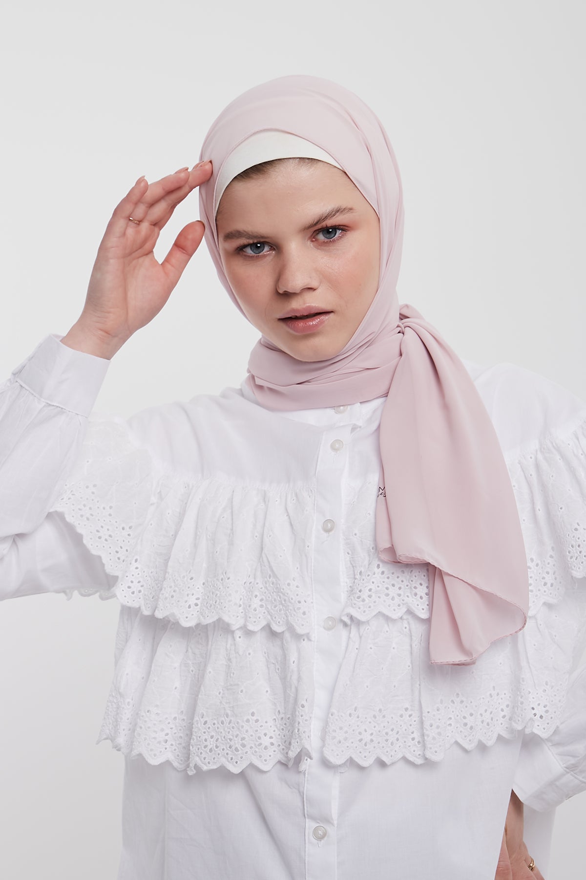 Chiffon Hijab - Pink Flare