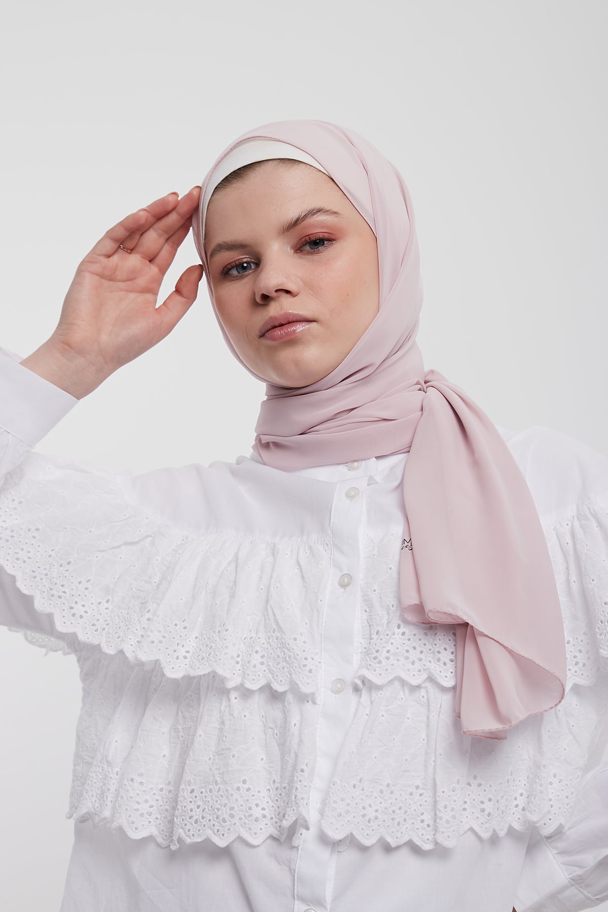 Chiffon Hijab - Pink Flare