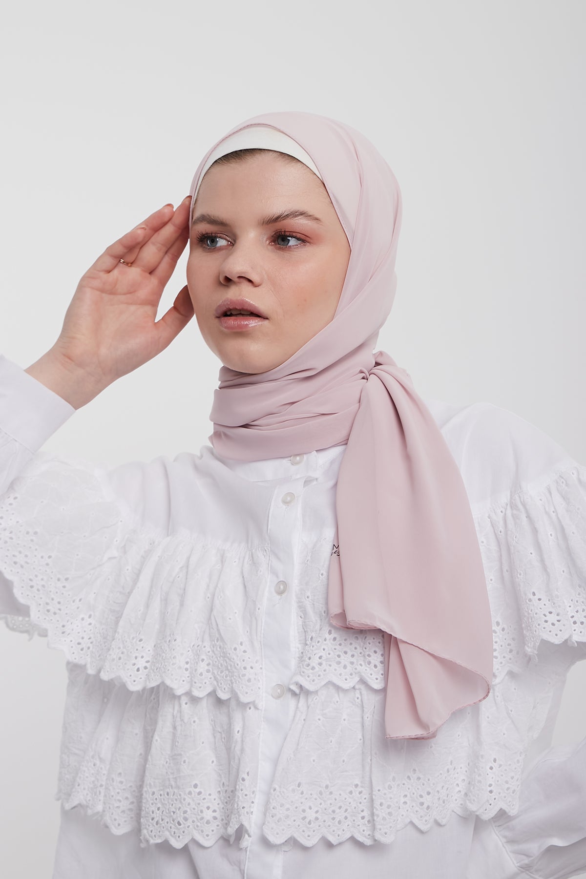 Chiffon Hijab - Pink Flare