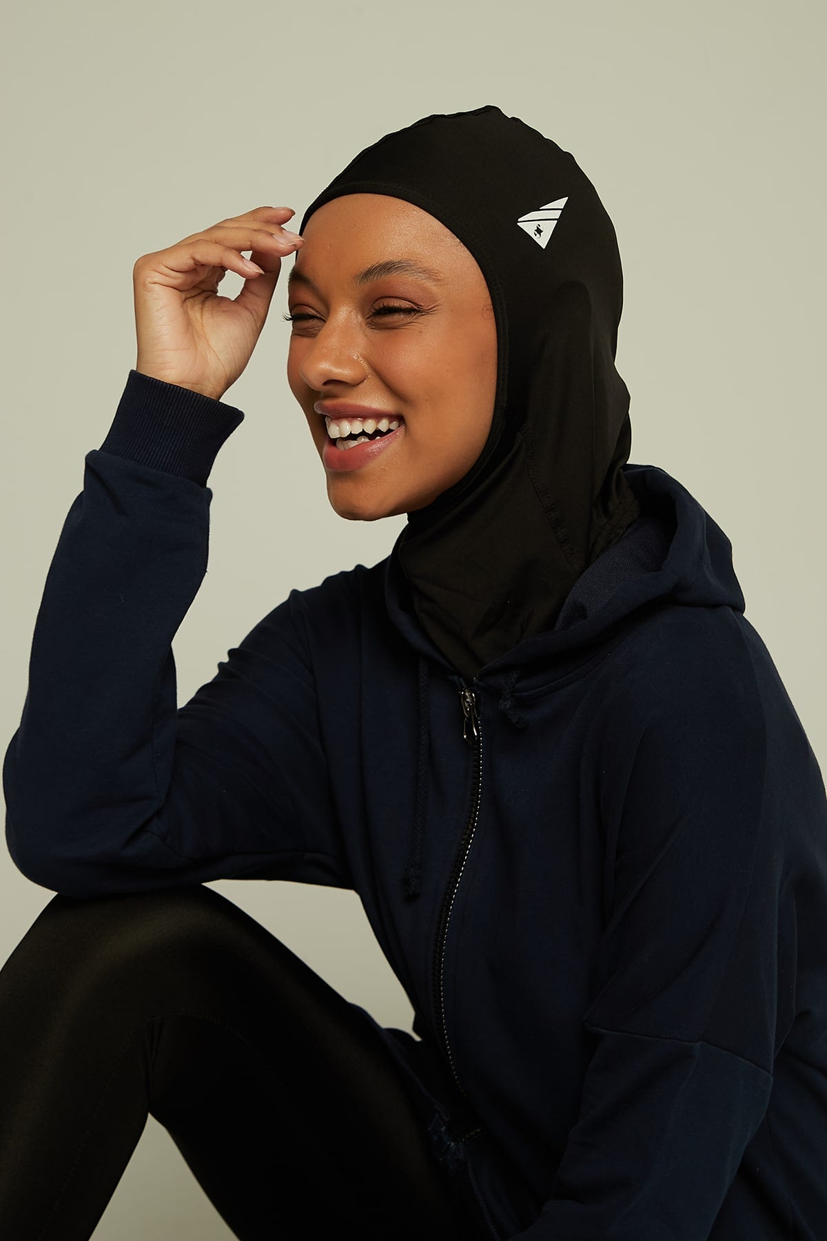 Sport Hijab in Black, Color