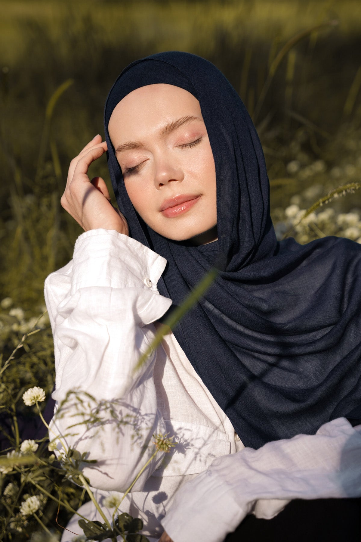 Modal Hijab - Navy