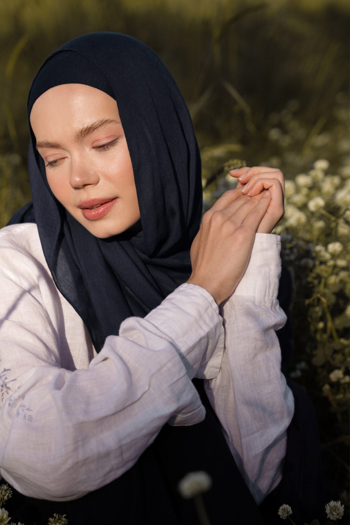 Modal Hijab - Navy
