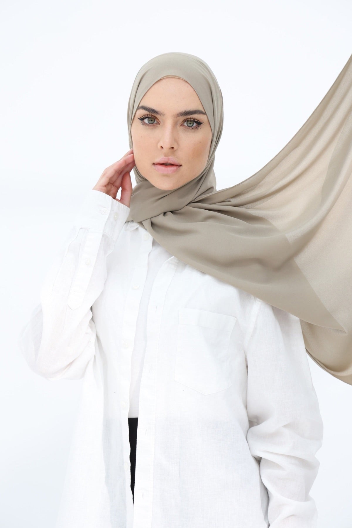 Double Chiffon - Sand Dune