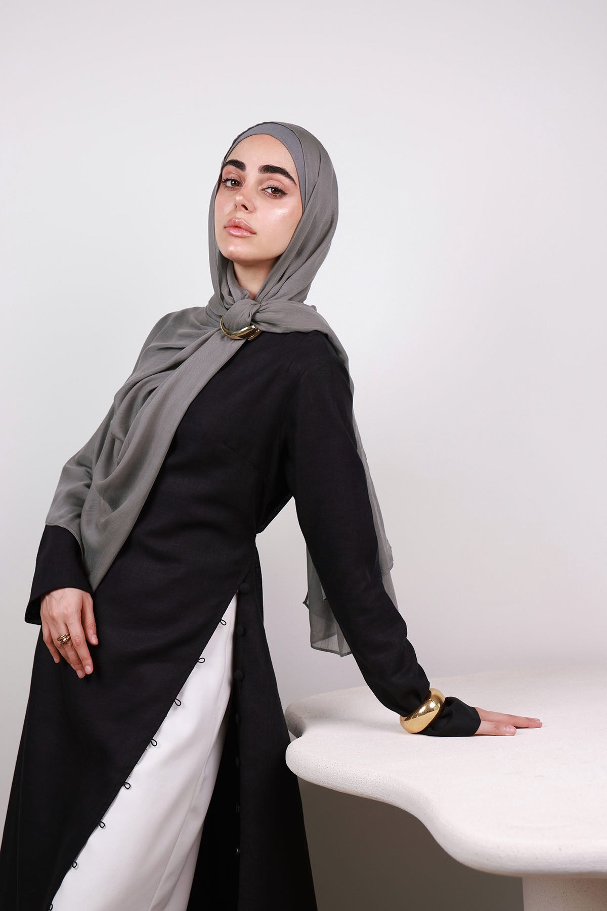 Modal Hijab - Gray