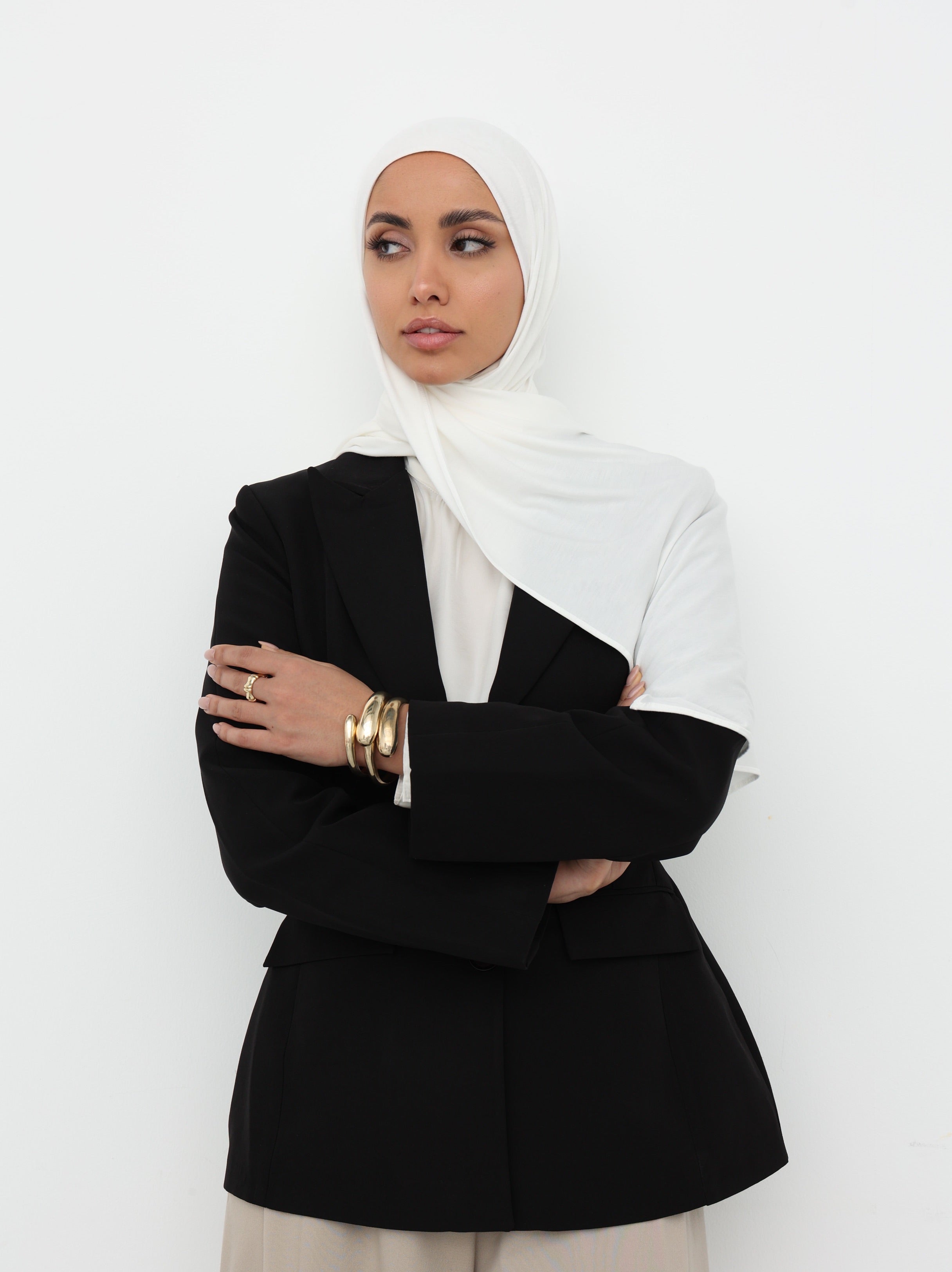 Jersey Hijab - Off-White