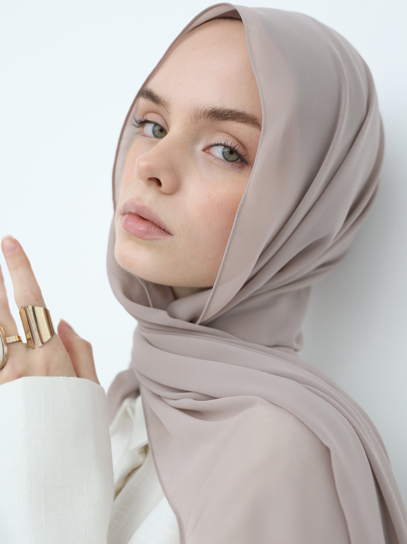 Chiffon Hijab - Soft Amber