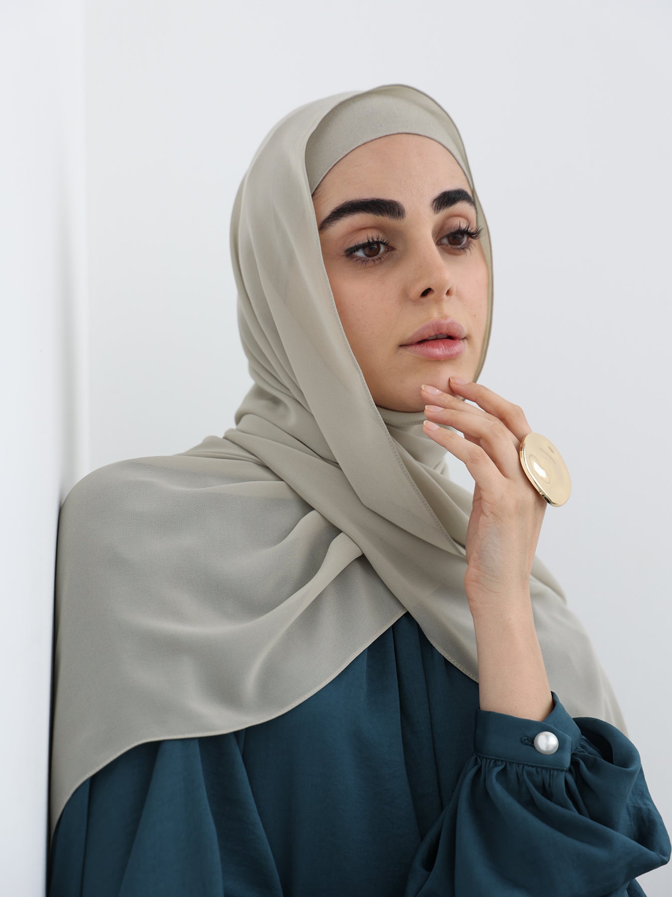 Mini Chiffon - Pastel Grey