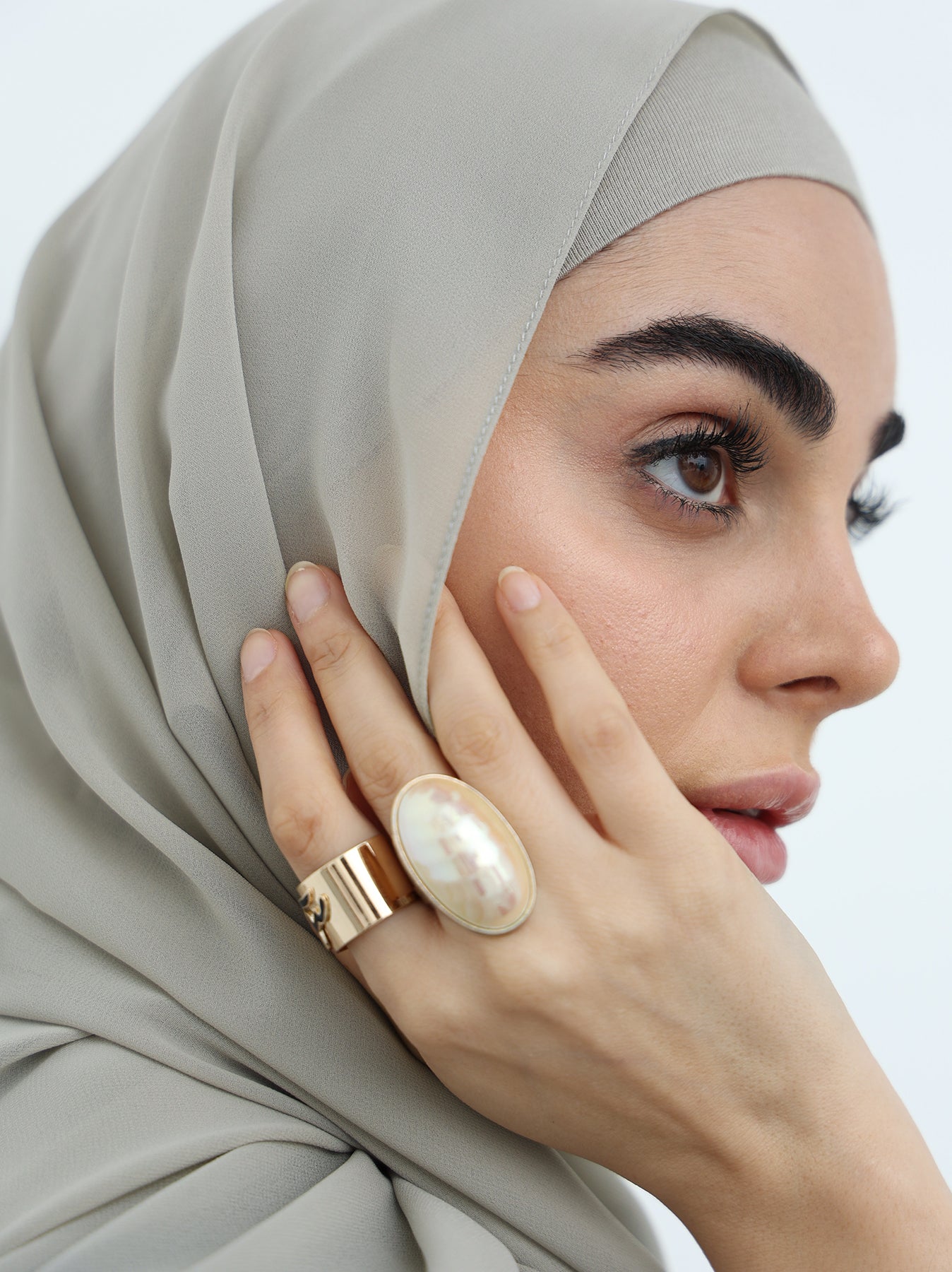 Mini Chiffon - Pastel Grey