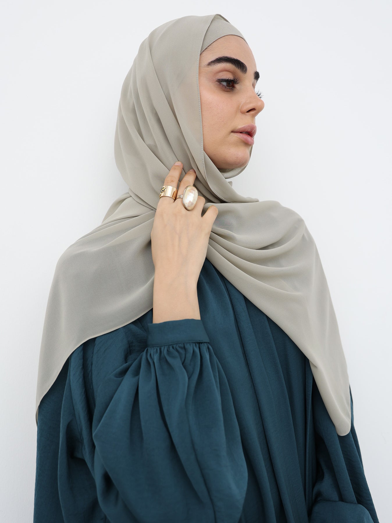 Mini Chiffon - Pastel Grey