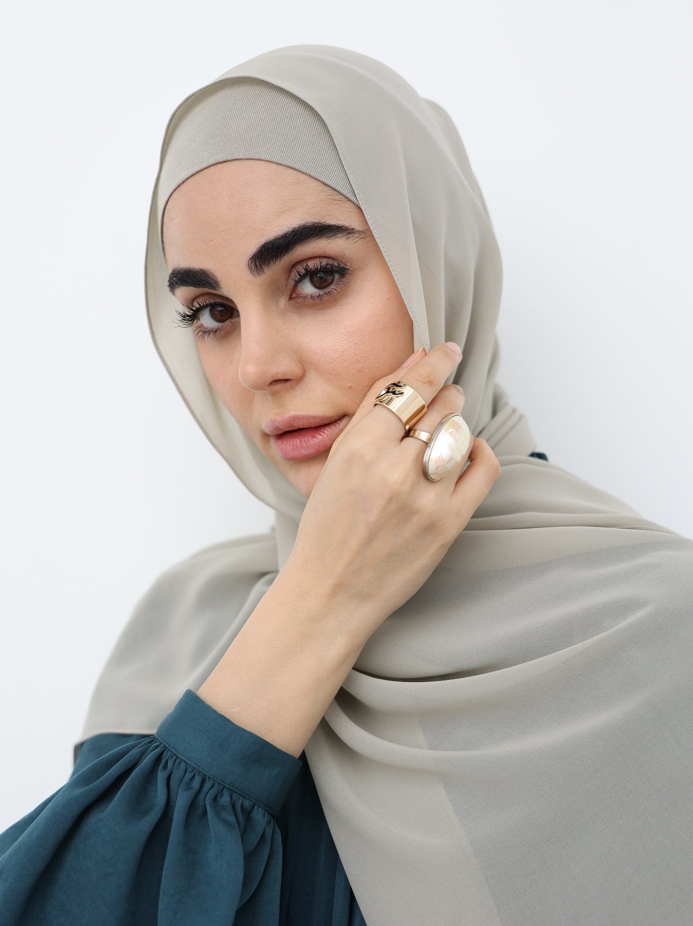 Mini Chiffon - Pastel Grey