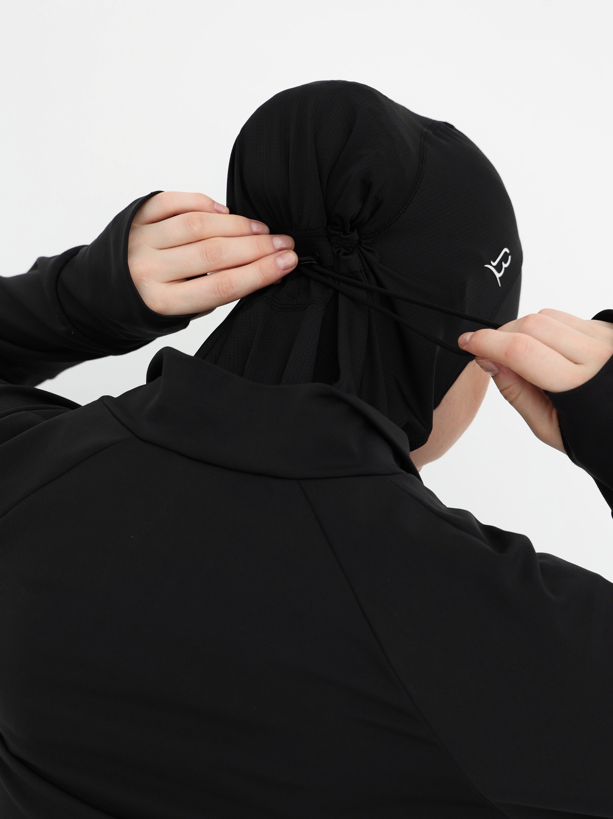 Sport Hijab-Black color