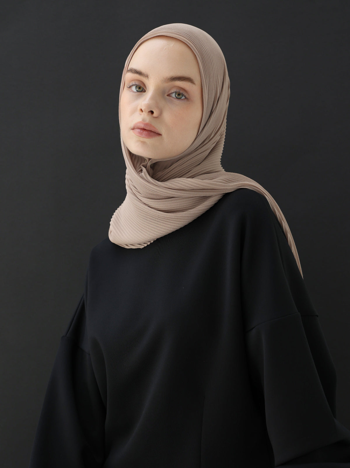 Pleated Chiffon - Mist